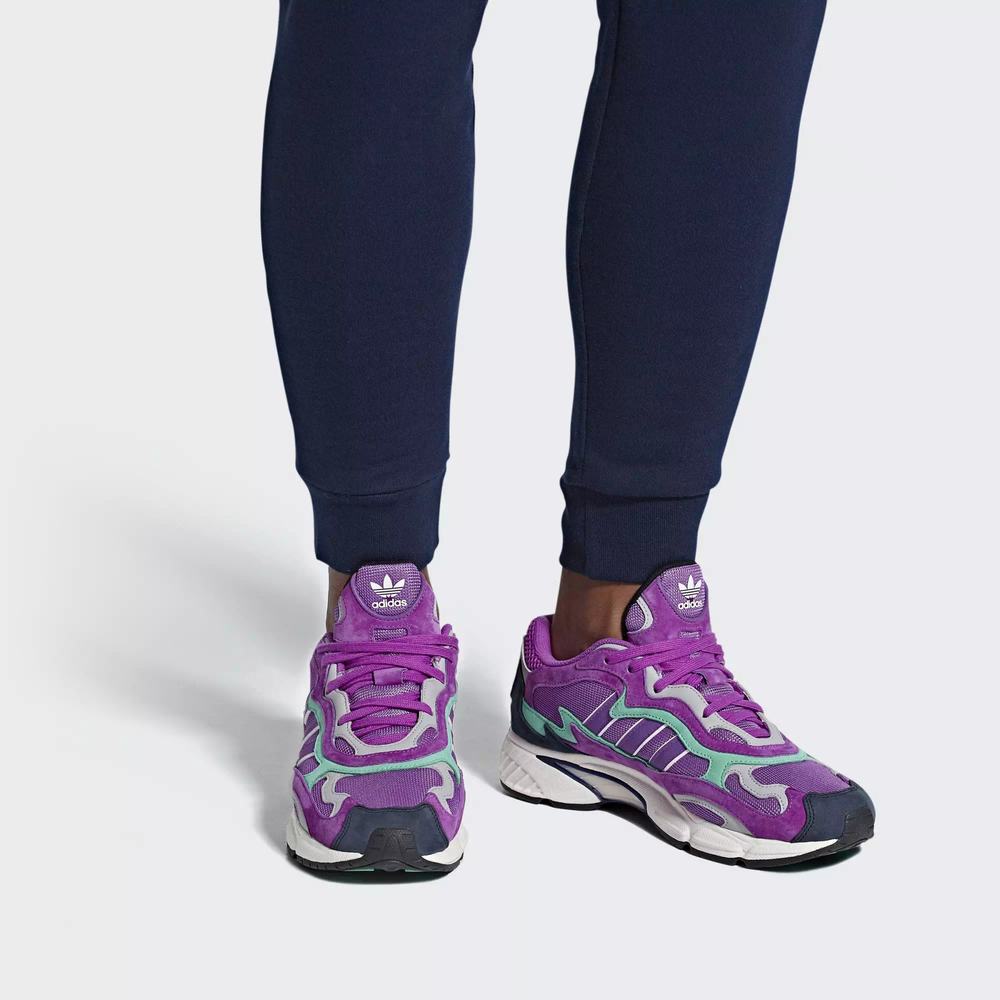 Adidas Temper Run Tenis Morados Para Hombre (MX-44472)